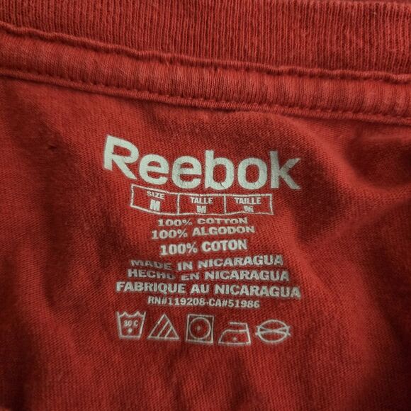 Chicago Blackhawks Our Cup 2015 Stanley Cup T-Shirt Men's Medium M Red FLAWED - Picture 3 of 7